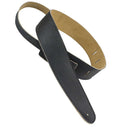 Henry Heller 2" Leather Guitar Strap - Capri Black