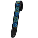 Henry Heller 2" Vintage Jacquard with Blue and Green Design