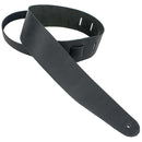 Henry Heller 2.5" Premium Amalfi Leather Strap - Black