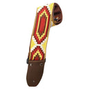 Henry Heller 2"  Vintage Jacquard - Gold, White and Brown Southwest Design.
