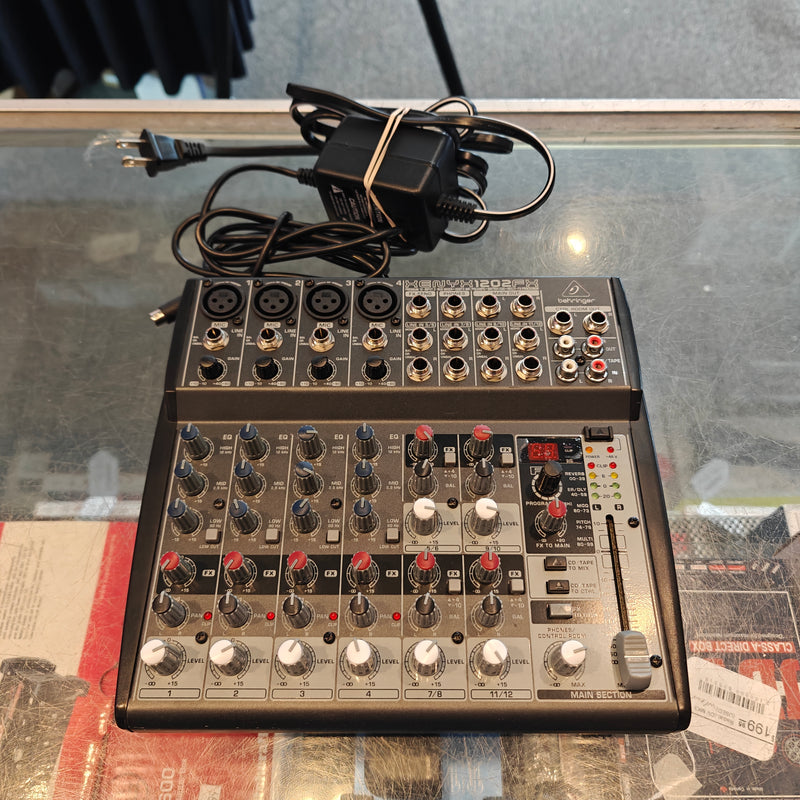 Behringer Xenyx 1202FX 12-Channel Mixer w/ Effects