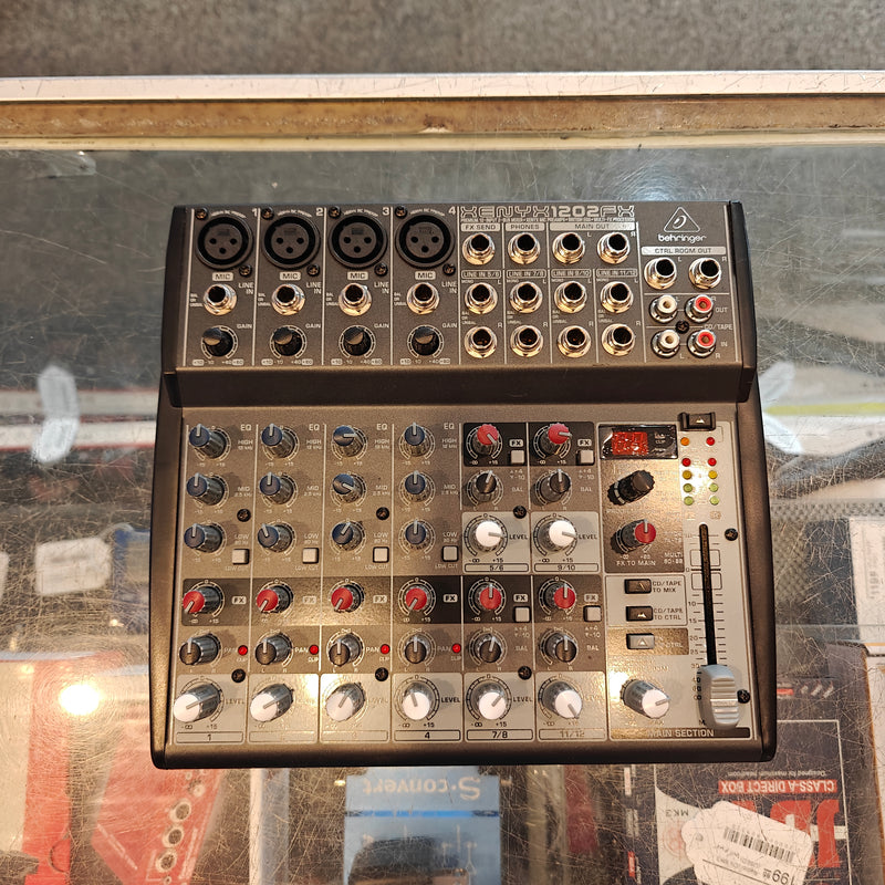 Behringer Xenyx 1202FX 12-Channel Mixer w/ Effects