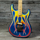 Kramer Baretta - Blue Sparkle with Flames