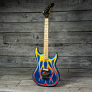 Kramer Baretta - Blue Sparkle with Flames