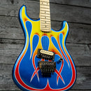 Kramer Baretta - Blue Sparkle with Flames