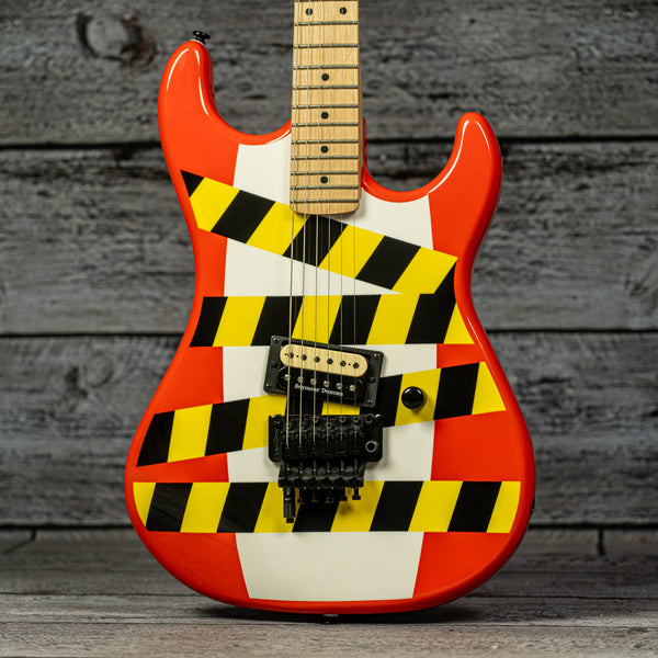 Kramer Baretta - Warning Tape on White Red