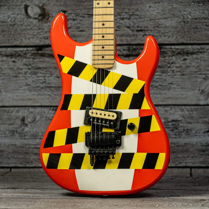 Kramer Baretta - Warning Tape on White Red