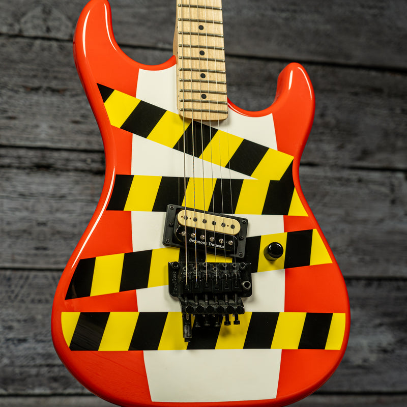 Kramer Baretta - Warning Tape on White Red