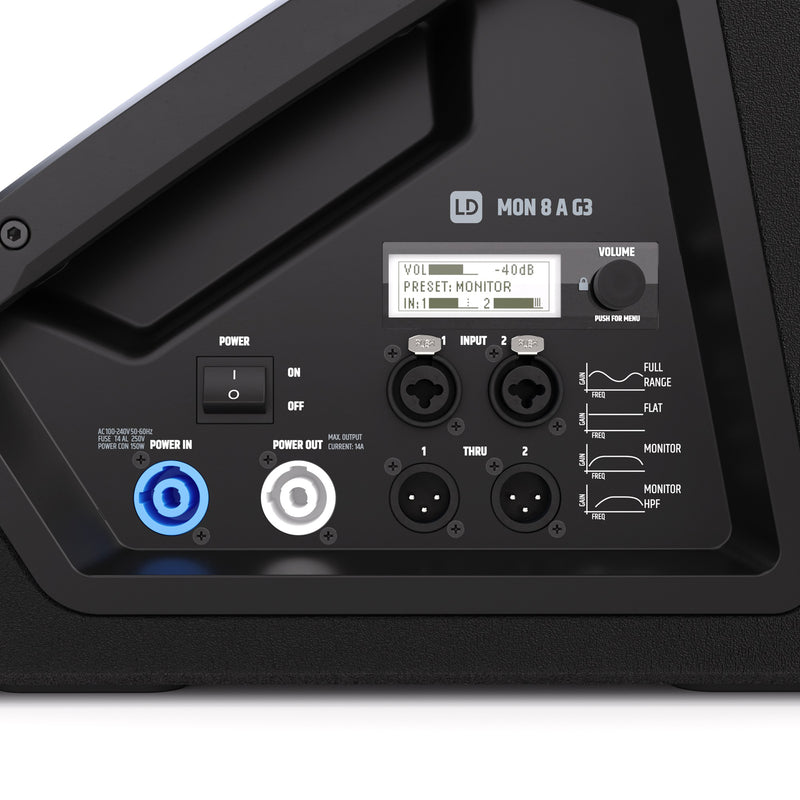 LD Systems MON 8 A G3 8" Coaxial Stage Monitor