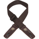 Lock-It Straps Poly Pro Guitar Strap - Brown