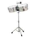 LP Aspire Steel Timbale Set - 13" + 14" w/Cowbell and Stand
