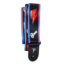 Perri's 2" David Bowie Bolt Icon Polyester Guitar Strap - LPCP-8312