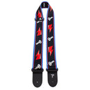 Perri's 2" David Bowie Bolt Icon Polyester Guitar Strap - LPCP-8312