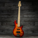 Lakland Skyline 55-02 Deluxe Quilt - Honey Burst, Maple Fingerboard
