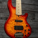 Lakland Skyline 55-02 Deluxe Quilt - Honey Burst, Maple Fingerboard