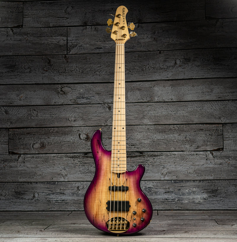 Lakland Skyline 55-02 Deluxe Spalt - Violet Burst, Maple Fingerboard