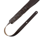 Levy's Dark Brown Leather Acoustic Guitar Strap - M26PD-DBR-ACO