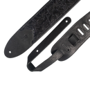 Levy's 3 inch Wide Embossed Leather Guitar Strap
