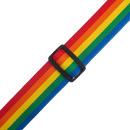 Levy's 2" Wide Rainbow Polyester Guitar Strap.
