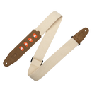 Levy's 2" Natural Cotton Pick Holder Guitar Strap