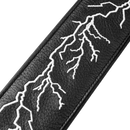 Levy's Night Life Series Guitar Strap - Lightning Bolts