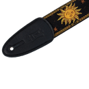 Levy's  2" Wide Black Jacquard Guitar Strap