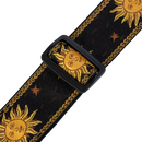 Levy's  2" Wide Black Jacquard Guitar Strap