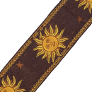Levy's  2" Wide Brown Jacquard Guitar Strap