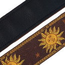 Levy's  2" Wide Brown Jacquard Guitar Strap