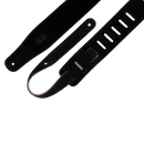 Levy's  2 1/2" Wide Black Suede Guitar Strap