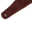 Levy's  2 1/2" Wide Rust Suede Guitar Strap