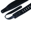 Levy's 3" Wide Black Garment Leather Guitar Strap