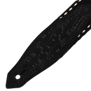 Levy's  2" Wide Black Cotton Guitar Strap