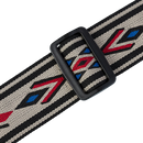 Levy's  2" Wide Multi Color Woven Guitar Strap