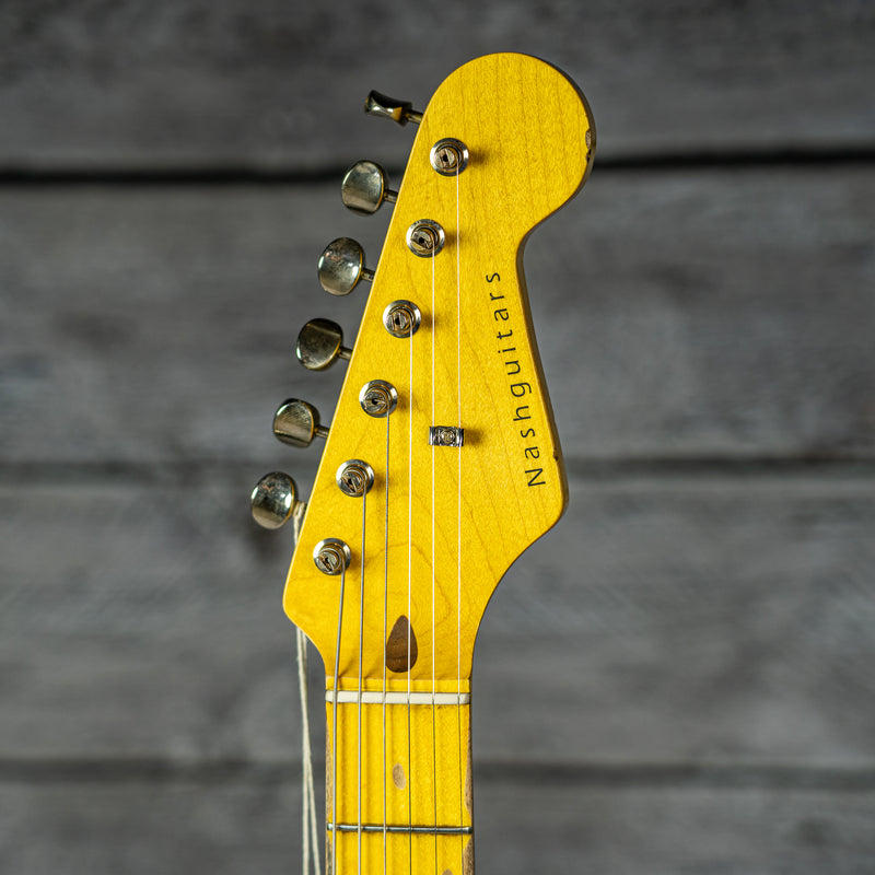 美品　Nash guitars S63 Ash body Light Aged Nash S63 Guitar, Cream, Light Aging | Humbucker Music