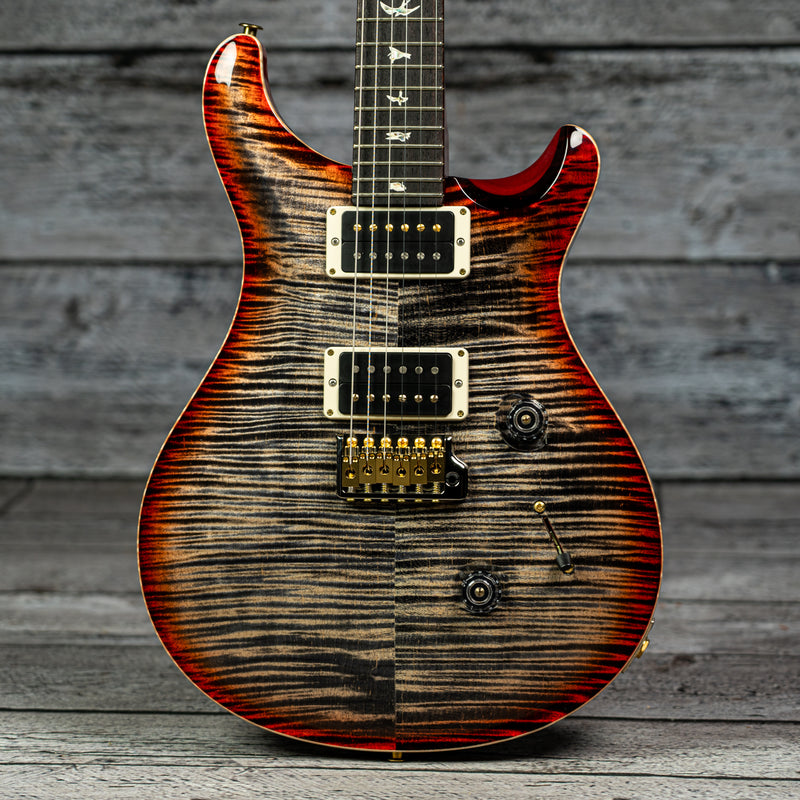 PRS Custom 24 - Charcoal Cherry Burst 10-Top