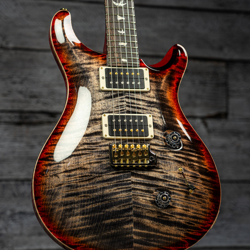 PRS Custom 24 - Charcoal Cherry Burst 10-Top