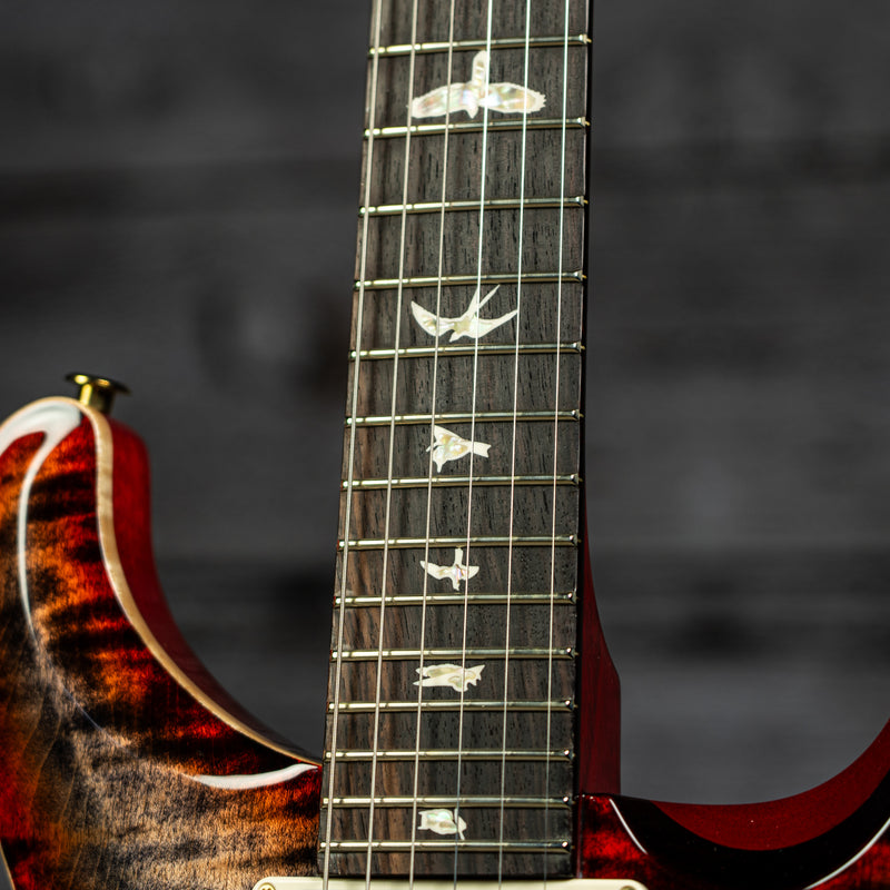 PRS Custom 24 - Charcoal Cherry Burst 10-Top