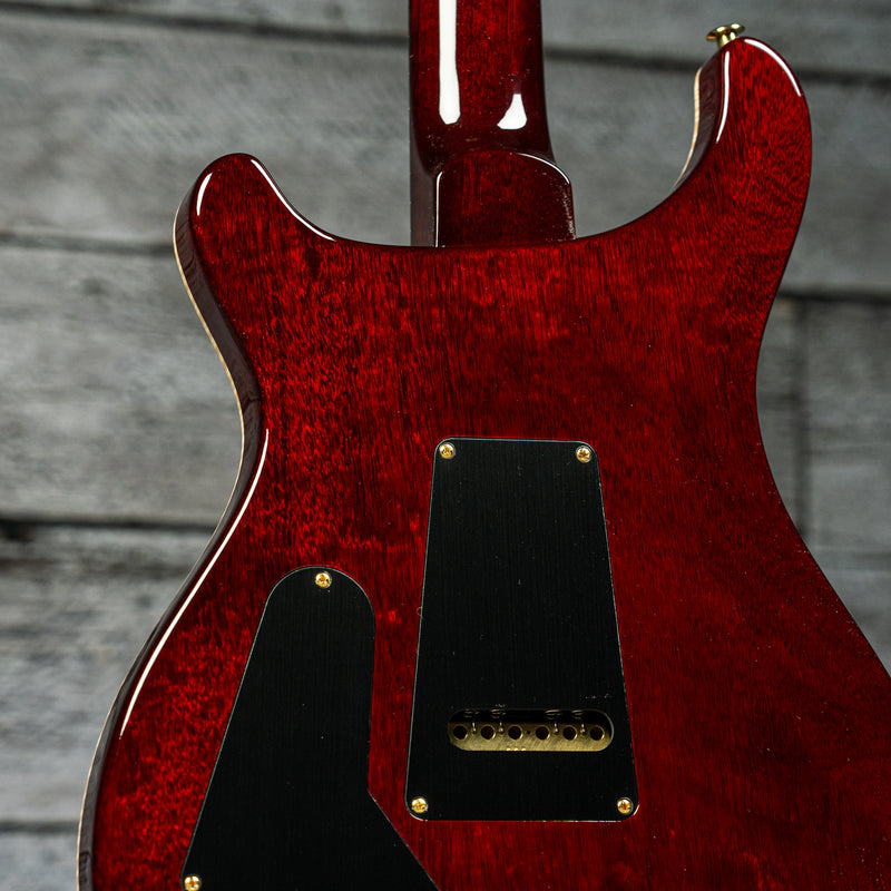 PRS Custom 24 - Fire Red Burst 10-Top