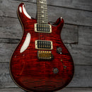 PRS Custom 24 - Fire Red Burst 10-Top