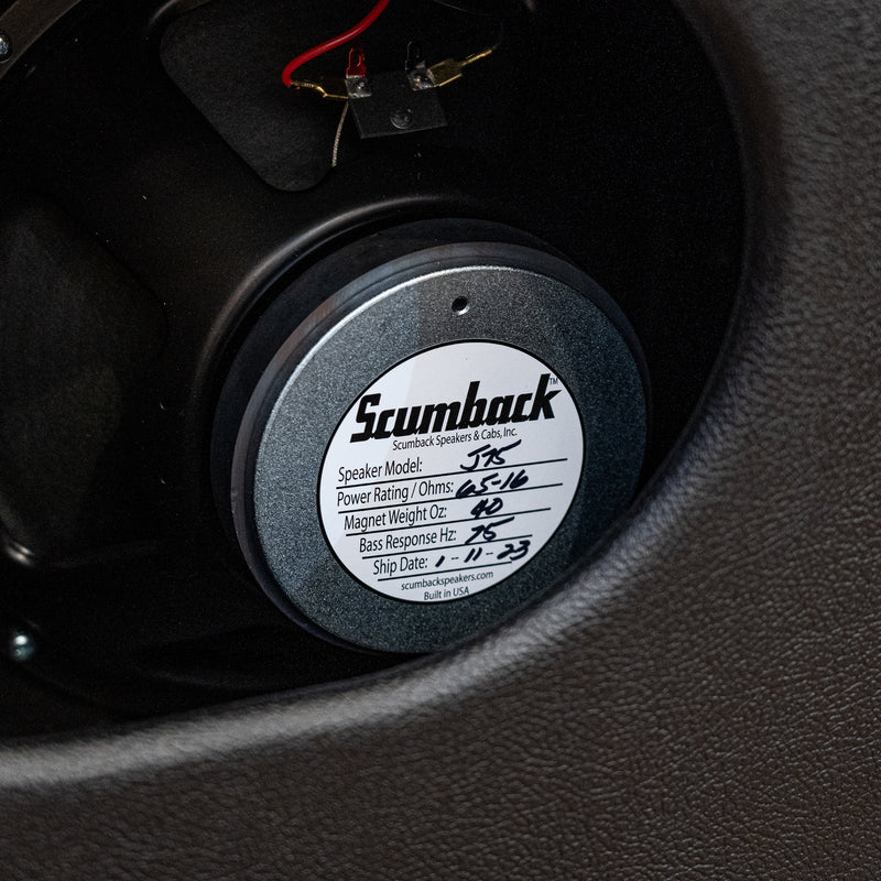 Red Plate 2x12 w/ Scumback Speakers