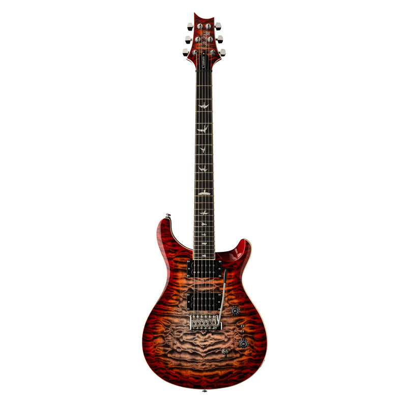 PRS SE Custom 24-08 - Quilt - Charcoal Cherry Burst