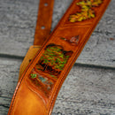 Burnt Hills Leather Custom Adirondack Themed Mural Leather Strap