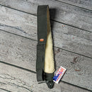 Burnt Hills Leather Strap with Sheep Fur Backing - Black