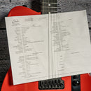 Suhr Andy Wood 10th Anniversary Signature Series Modern T - Rosso Corsa