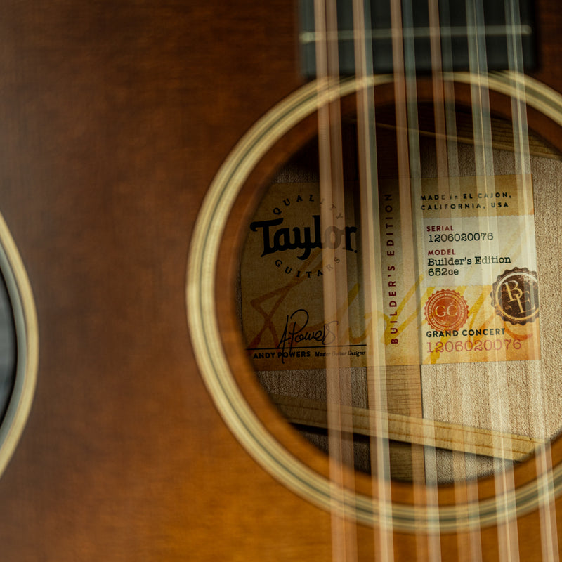 Taylor 652ce Builder's Edition