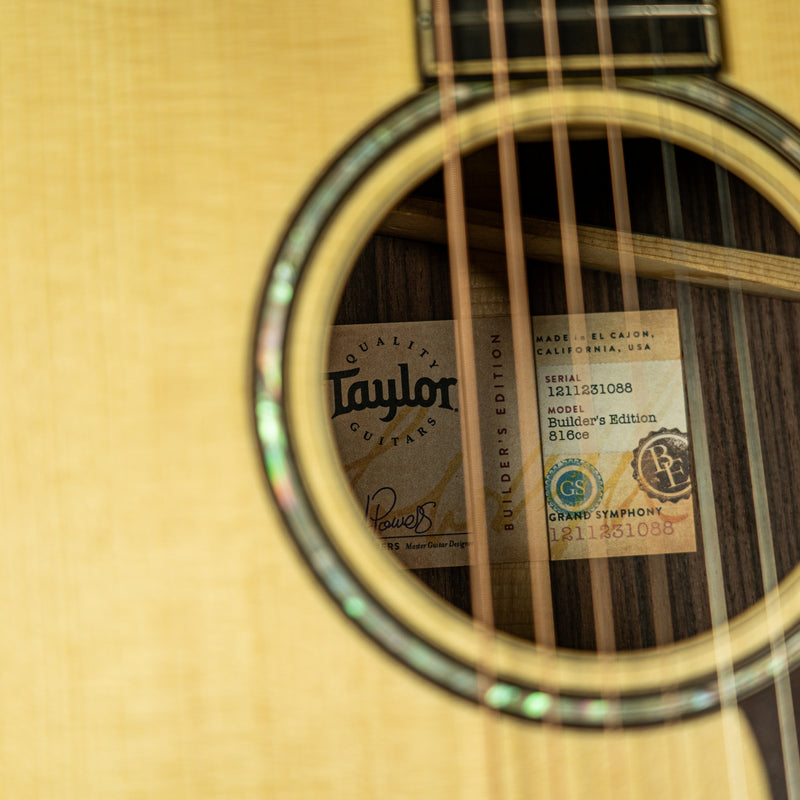 Taylor Builder's Edition 816ce