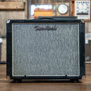 Two-Rock 1x12" Small Open Back Cabinet - Black Suede, EC Grey Pinstripe Cloth