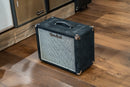 Two-Rock 1x12" Small Open Back Cabinet - Black Suede, EC Grey Pinstripe Cloth