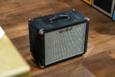 Two-Rock 1x12" Small Open Back Cabinet - Black Suede, EC Grey Pinstripe Cloth